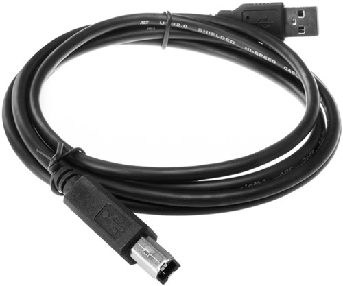 Kabel ACT USB 2.0 A male - USB B male 1 meter 1 Stuk-2