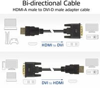 Kabel ACT HDMI DVI 18+1 pin M/M zwart 2 meter 1 Stuk-1