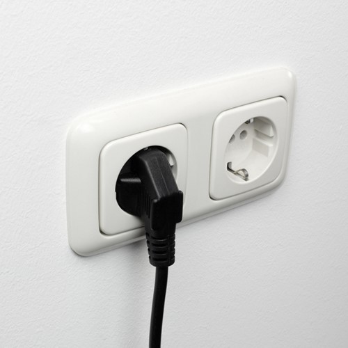 Kabel ACT Netsnoer CEE 7/7 male - C13 zwart 3 meter-1