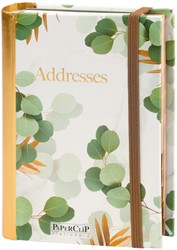 Adressenboek Paperclip Bloom A6 lijn 80vel 1000gr 1 Stuk