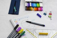 Fineliner Pentel Pointliner S40-C fijn blauw 1 Stuk-3