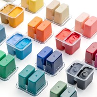 Gouache HIMI Twin cups 36 kleuren 12gr box lila 1 Stuk-8