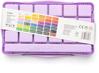 Gouache HIMI Twin cups 36 kleuren 12gr box lila 1 Stuk-2