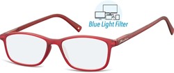 Leesbril Montana +2.50dpt blue light filter rood 1 Stuk