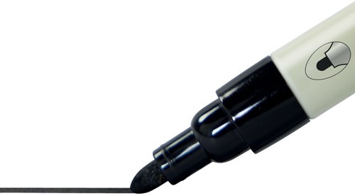 Whiteboardmarker Nobo rond zwart 3mm 4 pak-15