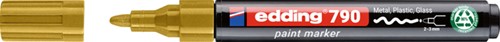 Paintmarker edding 790 alcoholbasis 2-3mm goud 1 Stuk