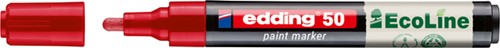 Paintmarker edding 50 Eco waterbasis 2-3mm rood 1 Stuk
