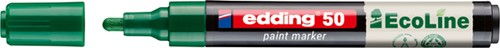 Paintmarker edding 50 Eco waterbasis 2-3mm groen 1 Stuk