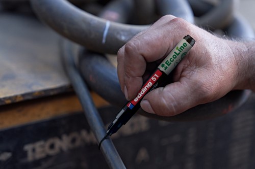 Paintmarker edding 51 Eco waterbasis 1-2mm blauw 1 Stuk-3