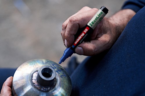 Paintmarker edding 50 Eco waterbasis 2-3mm wit 1 Stuk-3