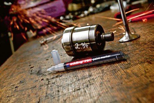 Paintmarker edding 791 alcoholbasis 1-2mm zilver 1 Stuk-1