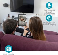 Beveiligingscamera Nedis Wifi indoor wit 1 Stuk-5
