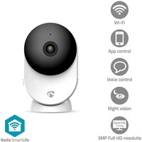 Beveiligingscamera Nedis Wifi indoor wit 1 Stuk-3