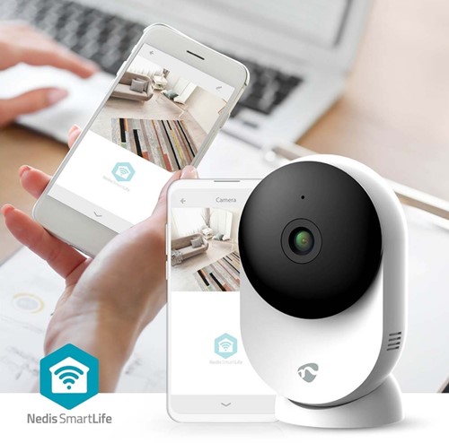 Beveiligingscamera Nedis Wifi indoor wit 1 Stuk-3