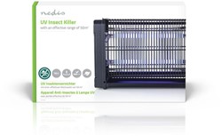 Insectenlamp Nedis electrisch 2x8watt 50M2 zwart 1 Stuk