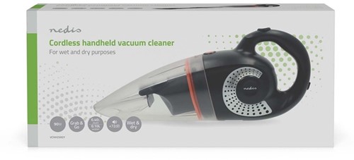 Handstofzuiger Nedis nat-droog 90W zwart-oranje 1 Stuk