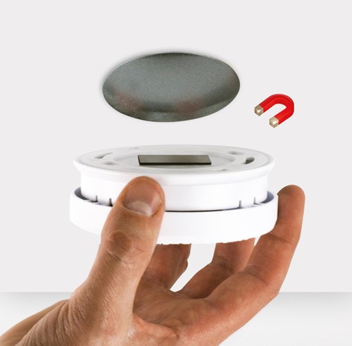 Montageset Alecto rookmelders magneetplaat 2 stuk 2 Stuk-3