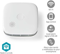 Rookmelder Nedis Smartlife Wifi 10 jaar sensor wit 1 Stuk-3