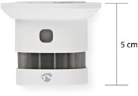 Rookmelder Nedis Zigbee 3.0 Wifi 10 jaar wit 1 Stuk-1