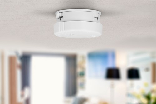 Rookmelder Alecto mini 2 stuks met 5 jaarbat wit 2 Stuk-5