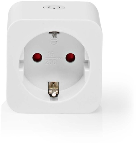 Slimme stekker Nedis Smartlife Wifi enkel wit