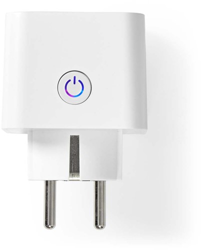Slimme stekker Nedis Smartlife Wifi enkel wit 1 Stuk-1