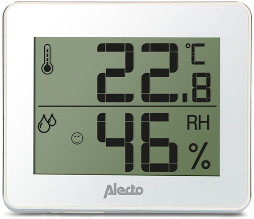 Thermometer hygrometer Alecto WS-55 wit - zilver-3
