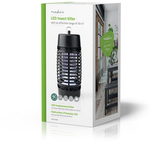 Insectenlamp Nedis electrisch 30watt 30M2 zwart 1 Stuk-3