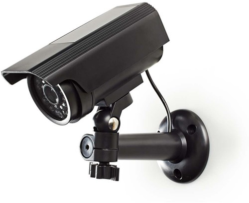 Dummy beveiligingscamera Nedis solar buiten grijs 1 Stuk-1