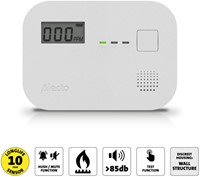 Koolmonoxidemelder Alecto 10 jaar sensor wit 1 Stuk-3