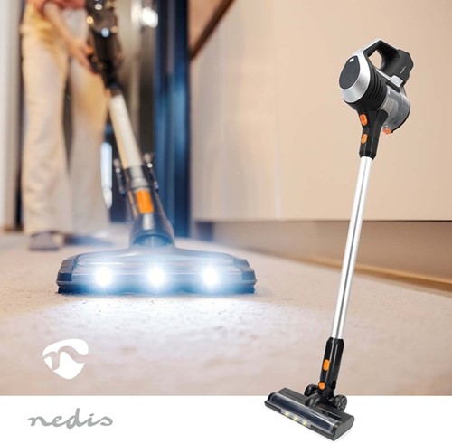 Steelstofzuiger Nedis 2-in-1 snoerloos HEPA 130W zwart-5