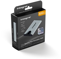 SSD Integral SlimXpress Portable USB-C 500GB 1 Stuk