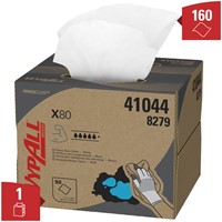 Poetsdoek WypAll X80 PowerClean 426x281mm wit 160 Vel-2