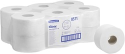 Toiletpapier Kleenex jumbo 2laags 180m wit 12 Rol