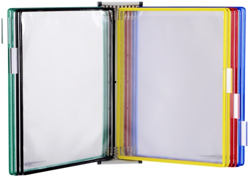 Zichtpanelensysteem wand Tarifold magn A4 10ass 1 Stuk