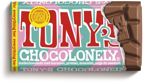 Chocolade Tony Chocolonely melk everything 90 gram 90 Gram-2
