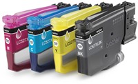 Inktcartridge Brother LC-527XL zwart + 3 kleuren 4 Stuk-2