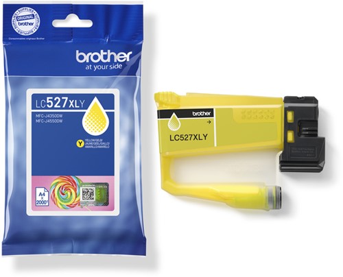 Inktcartridge Brother LC-527XLY geel 1 Stuk-3