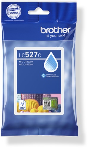 Inktcartridge Brother LC-527C blauw 1 Stuk