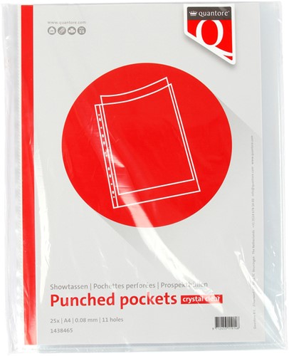 Showtas Quantore A4 11-gaats PP 0.08 glad 25 stuks 25 Stuk-2