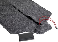 Stoelhoes verwarmd Montandor Infrarood grijs 1 Stuk-3