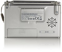 Wereldradio Nedis met wekker RDWR1000GY 1 Stuk-1