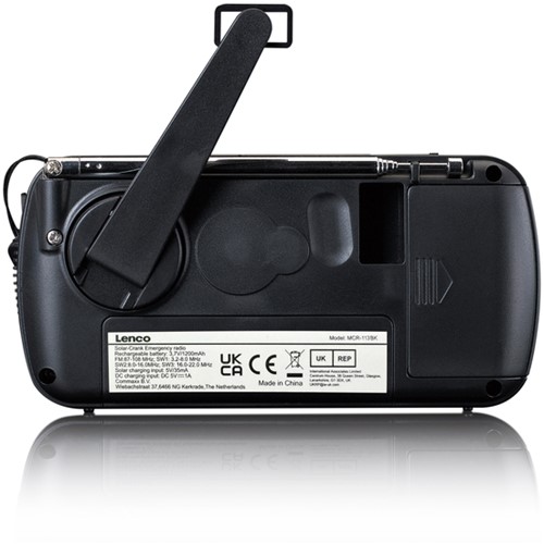 Noodradio Lenco MCR-113BK 1 Stuk-2