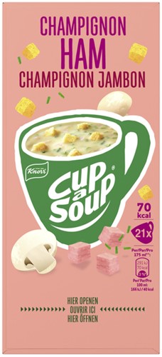 Cup a Soup Knorr champignon ham 175ml 21 Zak