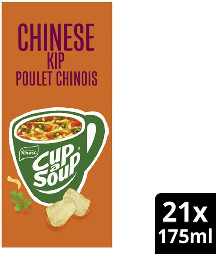 Cup a Soup Knorr Chinese kip 175ml 21 Zak