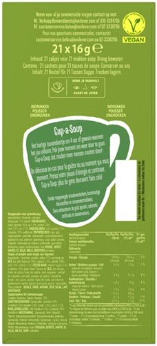 Cup a Soup Knorr groente 175ml 21 Zak-1