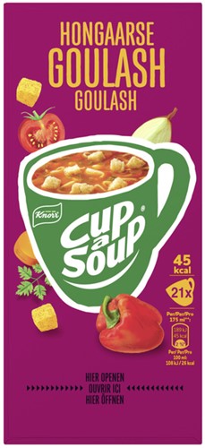 Cup a Soup Knorr Hongaarse goulash 175ml 21 Zak-2