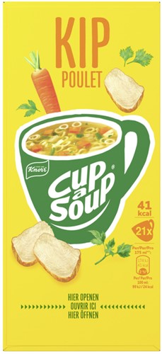 Cup a Soup Knorr kip 175ml 21 Zak-2