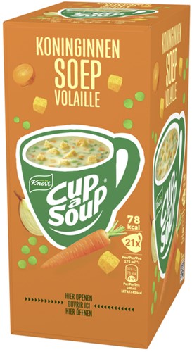 Cup a Soup Knorr koninginnensoep 175ml 21 Zak-1
