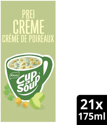 Cup a Soup Knorr prei creme 175ml 21 Zak